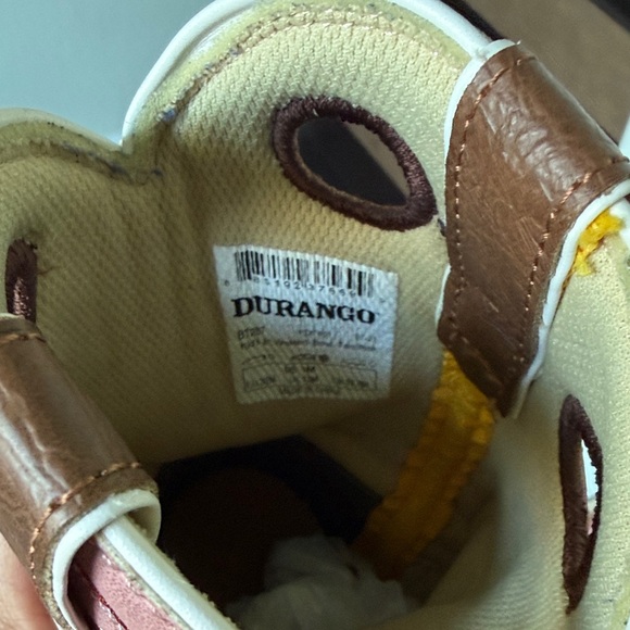 Durango Pink and Brown Kids' Western Boots - Picture 6 of 6